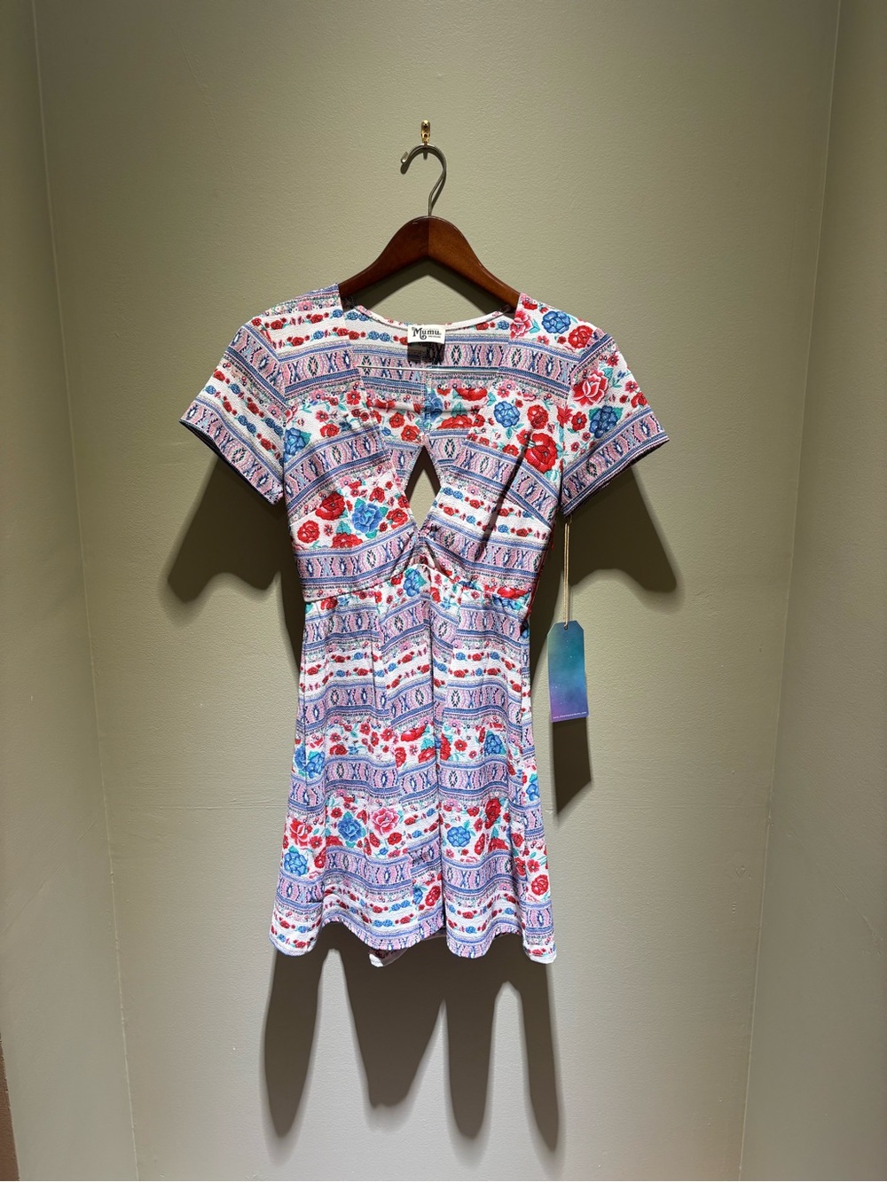 Show Me Your Mumu Floral Border Print Dress NWT Medium